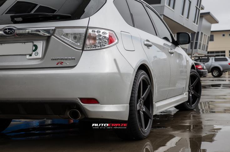 SUBARU IMPREZA R5 SATIN BLACK